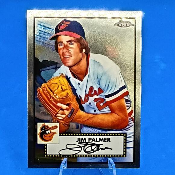 2021 Topps Chrome Platinum Anniversary - Jim Palmer #533 - Picture 3 of 4